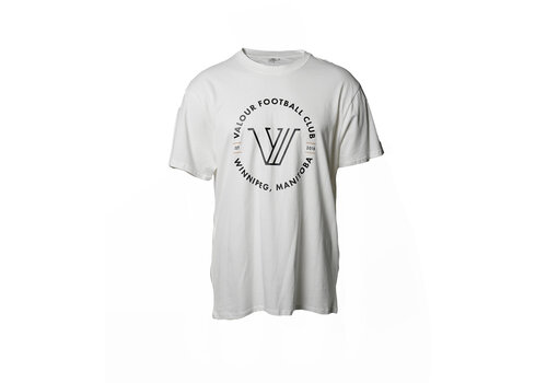 atc Men's Valour FC Circle White Tee